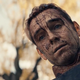Homelander covered in blood.